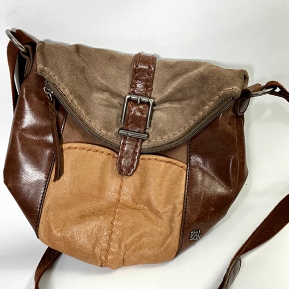 The Sak Deena Flap Bag Patchwork Leather - Picture 4 of 16